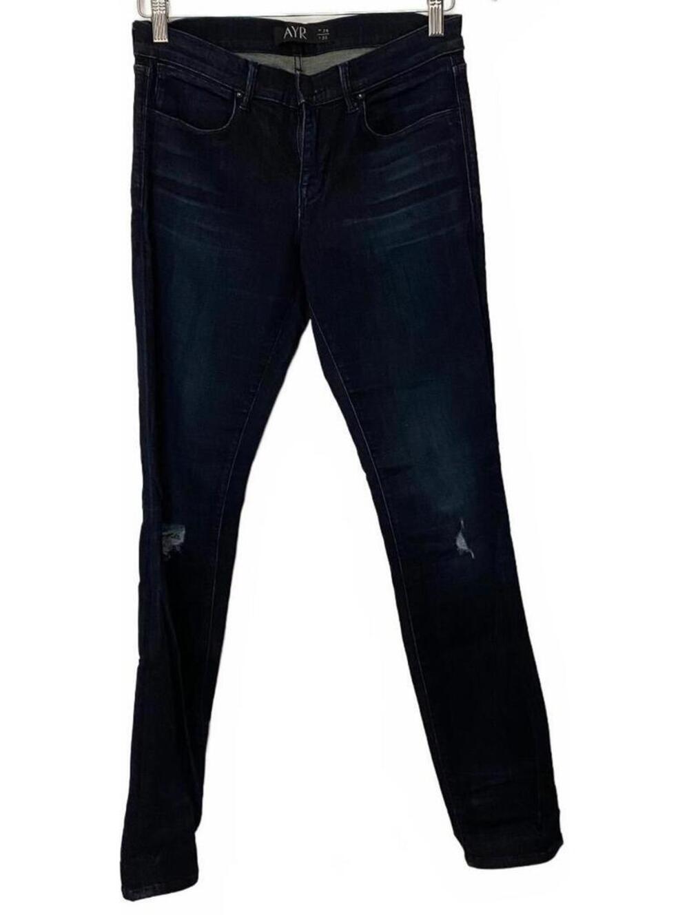 AYR Dark Wash Mid Rise Skinny Jeans Size 28